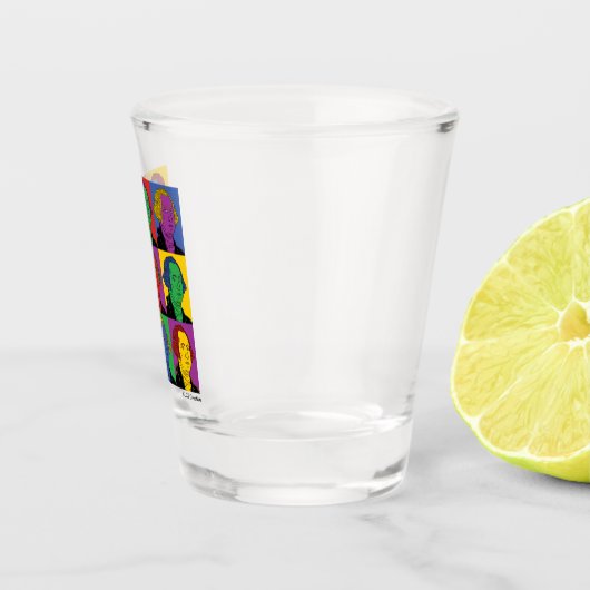 Pop Art George Washington Shot Glas (Rechts)