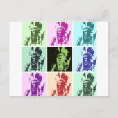 Pop Art Geronimo Briefkaart (Voorkant)