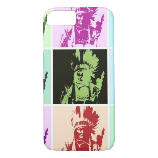 Pop Art Geronimo iPhone 7 Coque (Dos)