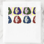 Pop Art Geronimo Rechthoekige Sticker (Tas)