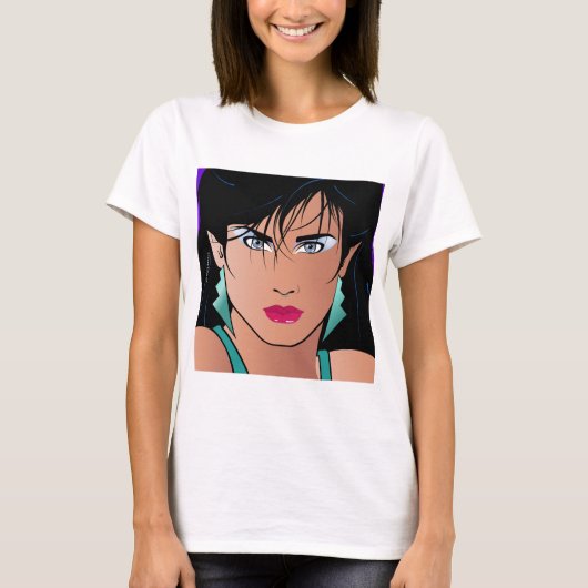 Pop Art Girl - Veronica T-shirt (Voorkant)