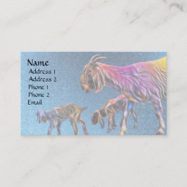 Pop Art Goats Visitekaartje