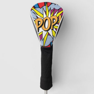 Pop Art Golf Head Hoesje Golfheadcover