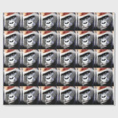 Pop Art Gorilla Gezichten Kerst Wrapping Papier (Vlak)