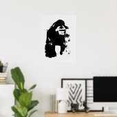 Pop Art Gorilla Poster (Thuiskantoor)