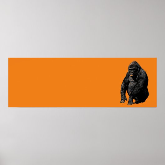 Pop Art Gorilla Poster (Voorkant)