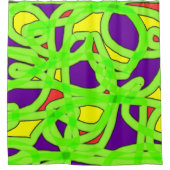 Pop Art Graffiti Douchegordijn (Voorkant)