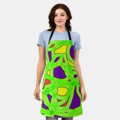 Pop Art Graffiti Schort (Gedragen)