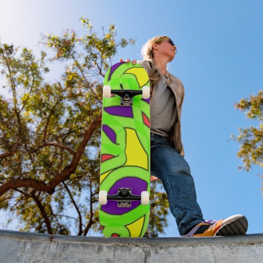 Pop Art Graffiti Skateboard (Buiten 1)