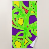 Pop Art Graffiti Strandlaken (Voorkant)