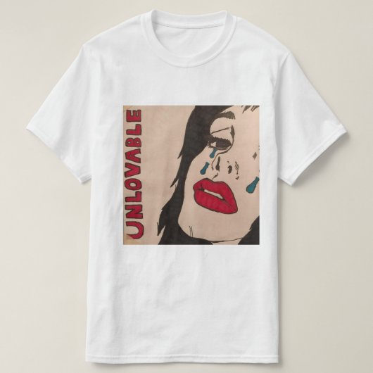 Pop Art grafisch T-shirt (Design voorkant)