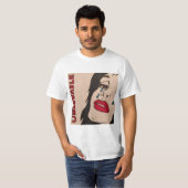 Pop Art grafisch T-shirt (Voorkant volledig)