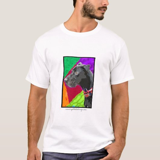 Pop Art Great Dane T-Shirt (Voorkant)