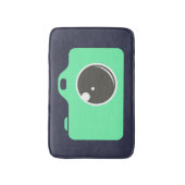 Pop Art Green Camera Badmat (Voorkant Verticaal)