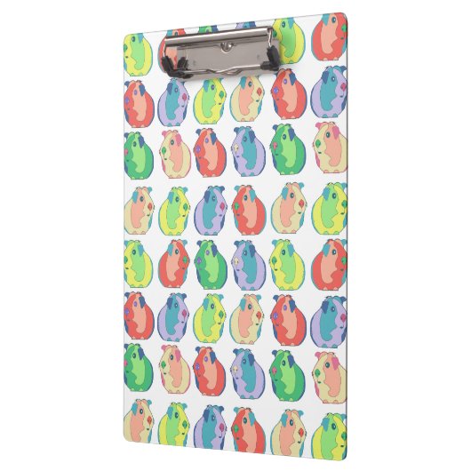 Pop Art Guinea Pig Pattern Klembord (Links)