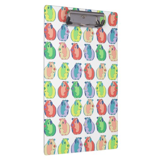 Pop Art Guinea Pig Pattern Klembord (Rechts)
