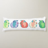 Pop Art Guinea Pig Pattern Lichaamskussen (Voorkant)
