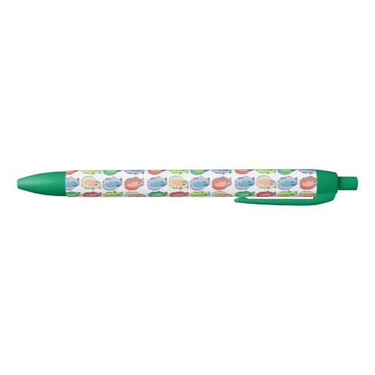 Pop Art Guinea Pig Pattern Zwarte Inkt Pen (Bodem)