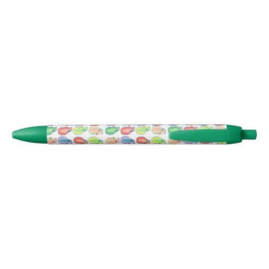 Pop Art Guinea Pig Pattern Zwarte Inkt Pen (Achterkant)