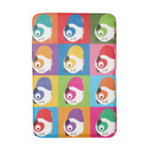 Pop Art Guinea Pigs Badmat (Voorkant Verticaal)
