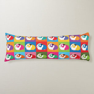 Pop Art Guinea Pigs Lichaamskussen