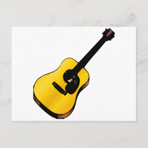 Pop Art Guitar Briefkaart