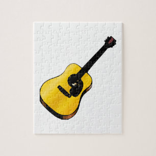 Pop Art Guitar Legpuzzel