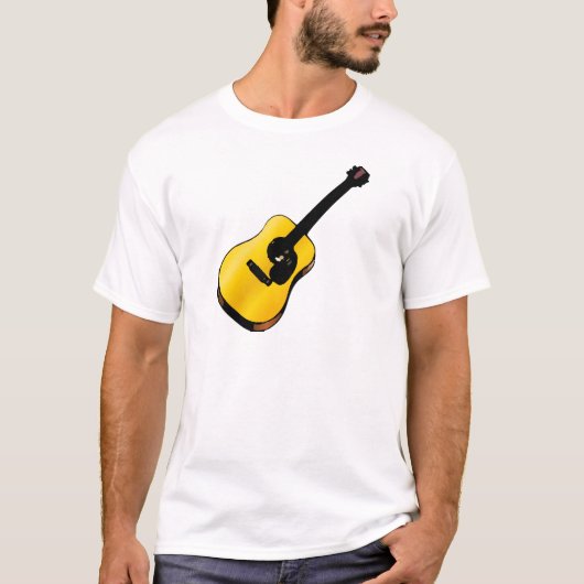 Pop Art Guitar T-shirt (Voorkant)