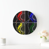 Pop Art Guitars Grote Klok (Huis)