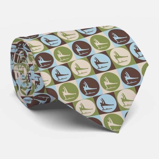 Pop Art Gymnastiek Stropdas (Opgerold)