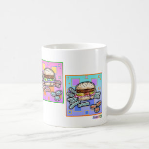 Pop Art HAMBURGER-MOK Koffiemok
