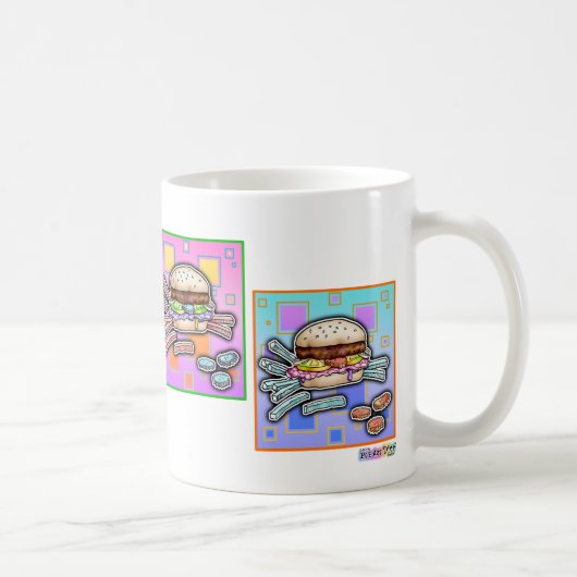 Pop Art HAMBURGER MUG (Droite)