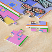 Pop Art HAMBURGER PUZZLE (Côté)