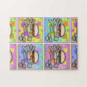 Pop Art HAMBURGER PUZZLE (Horizontal)
