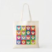 Pop Art Hamsters Canvas tas (Voorkant)