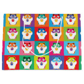 Pop Art Hamsters Grand sac cadeau (Devant)
