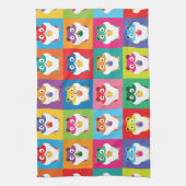 Pop Art Hamsters Kitchen Towel Theedoek (Verticaal)