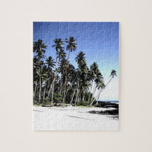 Pop Art Hawaii Island Travel Beach Palm Treins Legpuzzel