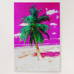 Pop Art Hawaii - Travel Beach Palm Tree Legpuzzel