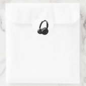 Pop Art Headphone Hart Sticker (Tas)