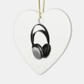 Pop Art Headphone Keramisch Ornament (Links)