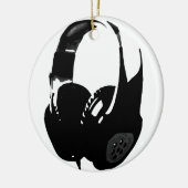 Pop Art Headphone Keramisch Ornament (Links)
