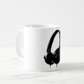 Pop Art Headphone Koffiemok (Voorkant links)