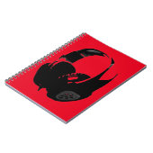 Pop Art Headphone Notitieboek (Linkerzijde)