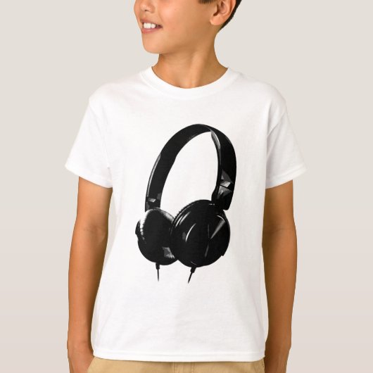 Pop Art Headphone T-shirt (Voorkant)