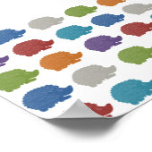 Pop Art Hedegel Poster (Hoek)