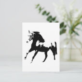 Pop Art Horse Briefkaart (Staand voorkant)