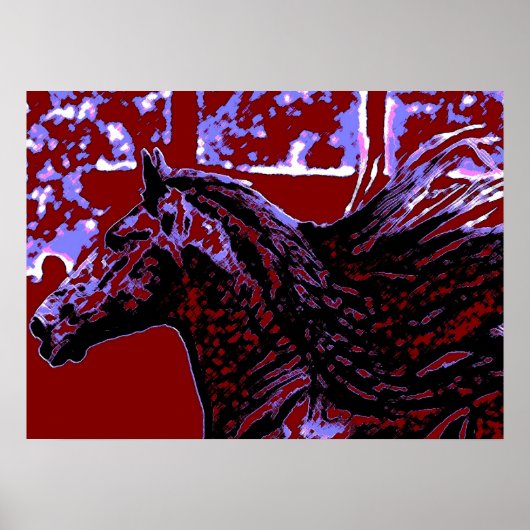 Pop Art Horse Poster (Voorkant)