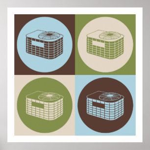 Pop Art HVAC Poster