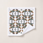 Pop Art IJslandse paarden Bad Handdoek (Wasdoekje)